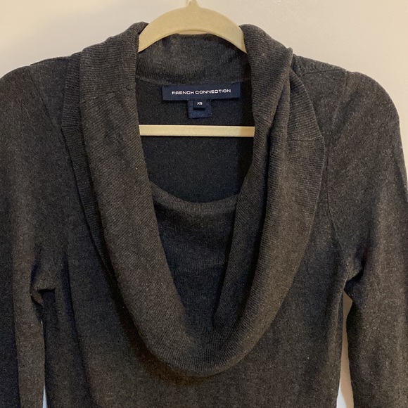 French Connection Cowl Neck Sweater Dress - Picture 3 of 5
